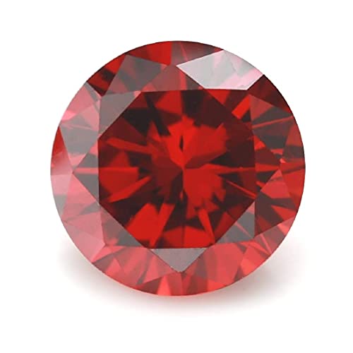 Circonita roja GGTL de 6.25 Ratti gema de lujo para colgante exclusivo unisex