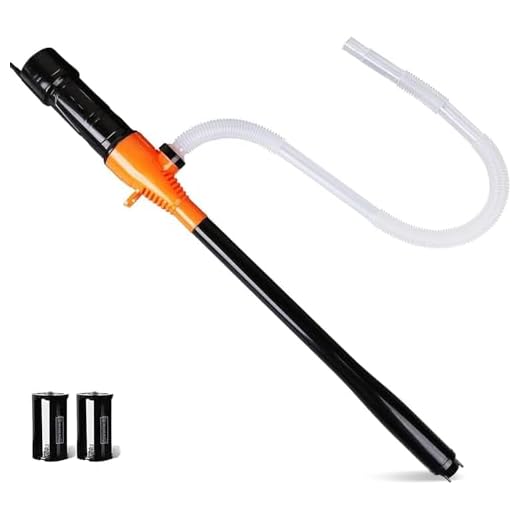 HORUSDY Battery Portable Battery Operated Gas & Water Pump, Powered Fuel Transfer Pump, 2.2GPM Gasoline & Liquid Siphon Pump, Automatic Gas Pump for Gas Can & Tank, Handheld Liquid Transfer Pump