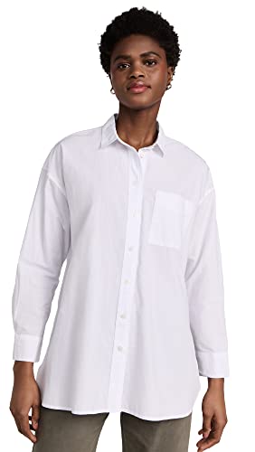 Madewell Women's The Signature Poplin Oversized Shirt, Eyelet White, Xxl #TOP10