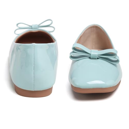 Image of Dear Time Women's Casual Foldable Ballet Flats Square Toe Ballerina Flats Shoes Comfortable