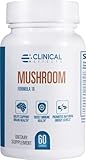 Clinical Effects Mushroom Formula 10 - Natural Mushroom Supplement for Focus, Mood, and Brain...