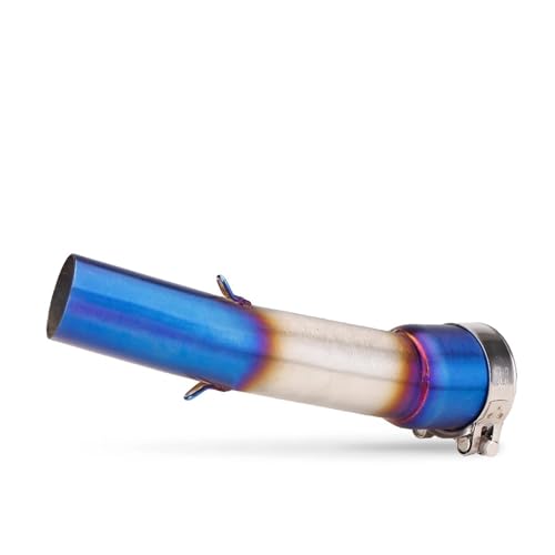 バイクマフラー FZ1用 FZ1N用 FZ1000 オートバイ用排気ミドルリンクパイプ 51MMインターフェース モトエスケープ スリップオン ミッドチューブライン エキゾーストパイプ(Type-B)