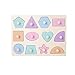 TOYANDONA Montessori Multi- Form- Holz- Puzzlespielzeug- Vorschule- Lernen- Form- Peg- Puzzle- Brettspielzeug
