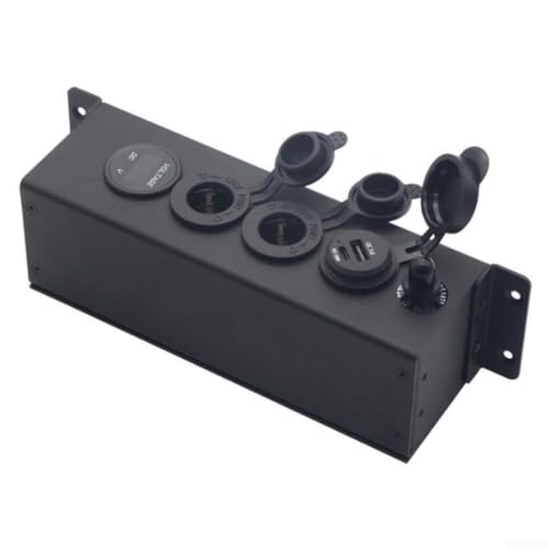 Toma corriente 12V anticaídas de tensión con USB protector para panel de barco 5