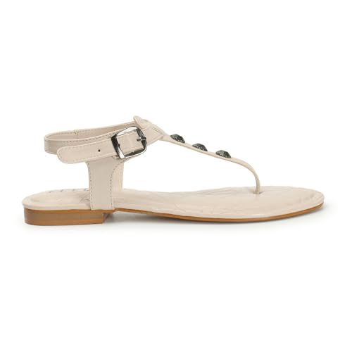 Image of ELLE womens Fashionable Backstrap Comfortable Flats for Daily Use I Work Use I Casual Use I Party Use I El-js-wn-33 Flat Sandal