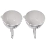Homoyoyo 2piezas Cápsula De Evaporación Con Asa De Porcelana Recipiente Redondo Para Laboratorio Herramienta De Evaporación Científica Para Uso Cocina o Laboratorio