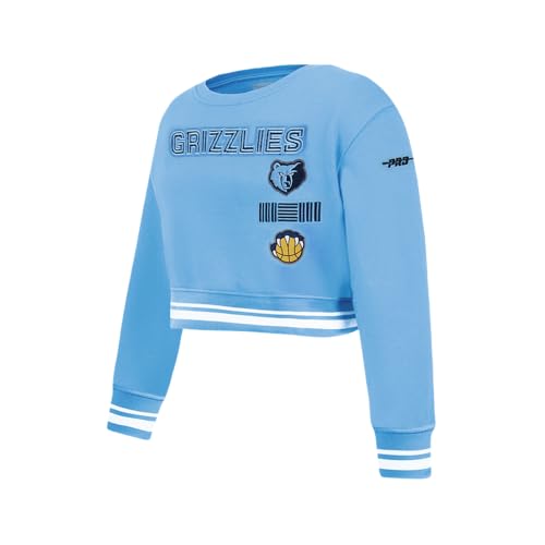 Image of Pro Standard Big Girls NBA Retro Classics Fleece Crewneck Sweatshirt