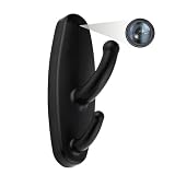RUMUCF Gancio per vestiti con mini telecamera nascosta 1080p spia con rilevamento del movimento e registrazione in loop, telecamera segreta per casa, telecamera di sicurezza interna per bambini
