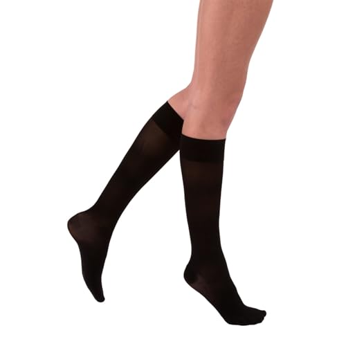 Image of JOBST UltraSheer Knee-High 20-30 mmHg Closed Toe Compression Stockings for Women, Medical Compression For Varicose and Spider Veins, Helps Prevent Swelling