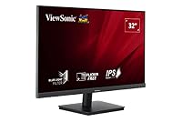Viewsonic VA3209-2K-MHD 80 cm (32 Zoll) Büro Monitor (QHD, IPS, HDMI, DisplayPort, VGA, Eye-Care, Eco-Mode) Schwarz – Ansicht 3