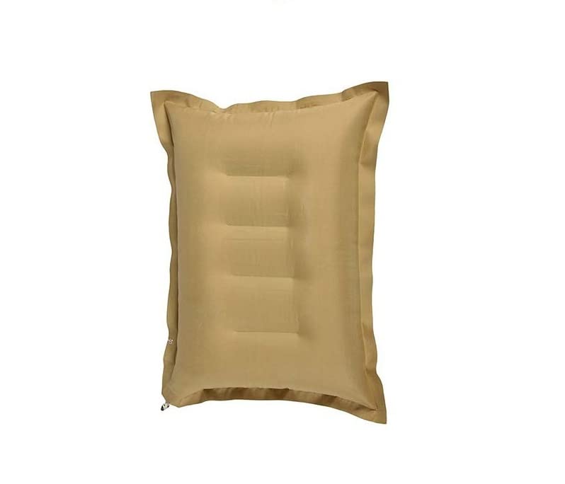 GenericShivam Mart Cotton Travelling Pillow Comfortable & Portable,Neck support,Lightweight Compact Travelling in Train, Bus,Flight, Camping, Hostel and Office (Pack of 1-Brown)
