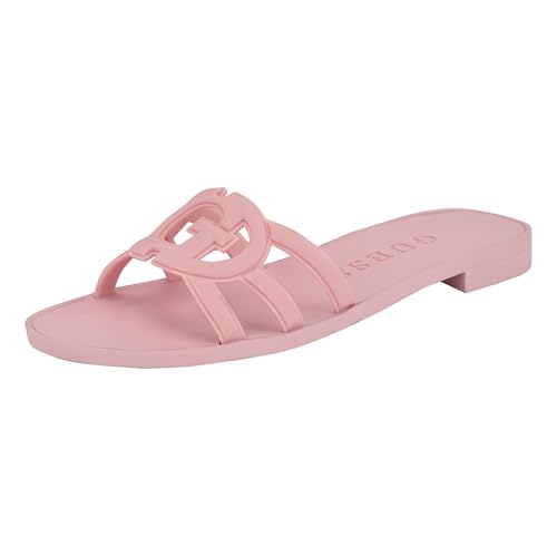 Guess Women's Elyho Sandal, Medium Pink 660, 6.5