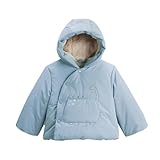 Polyester Petit Béguin - Doudoune bébé imperméable doublée sherpa avec capuche Nino