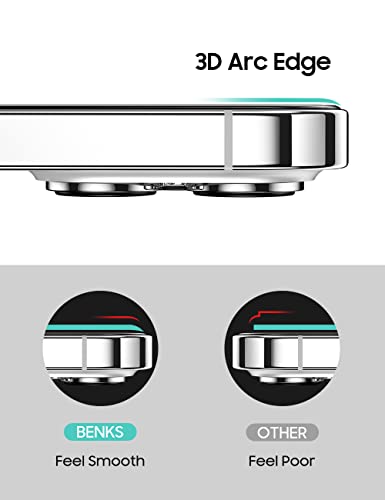 BENKS Opaco Vetro Temperato Compatibile con iPhone...