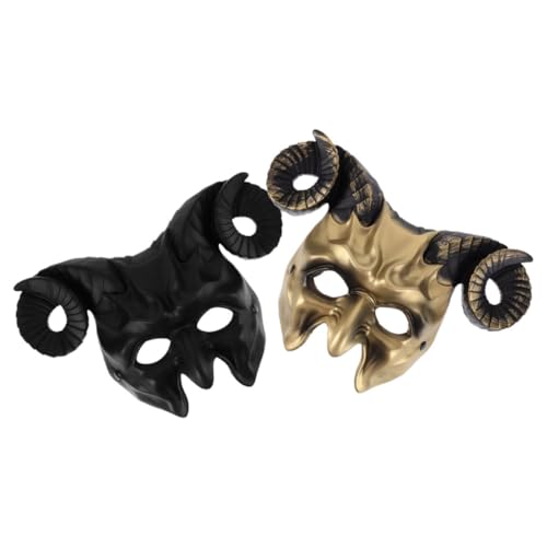Masque de cornes de bélier idéal pour incarner votre personnage en soirée costumée