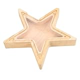 En bois - conception de capacité, vous pouvez stocker suffisamment de pièces de monnaie et de monnaie pour répondre à vos besoins quotidiens, pot d'économie en forme d'étoile