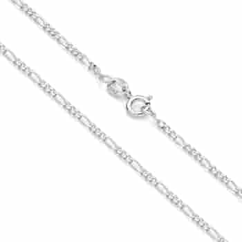Aka Gioielli® - Heren ketting in gerodineerd 925 sterling zilver - Grumetta ketting van 5 mm - Lengte: 61 cm Aka Gioielli® - Heren ketting in gerodineerd 925 sterling zilver - Grumetta ketting van 5 mm - Lengte: 61 cm