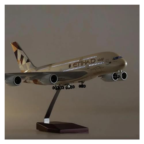 Réplica en resina fundida del A380 Etihad con acabados de alta gama
