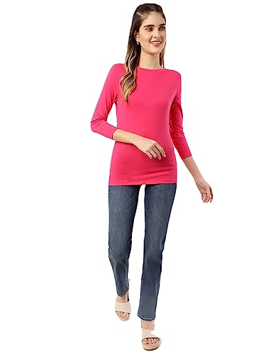 Image of Marks & Spencer Womens Solid Slim Fit T-Shirt