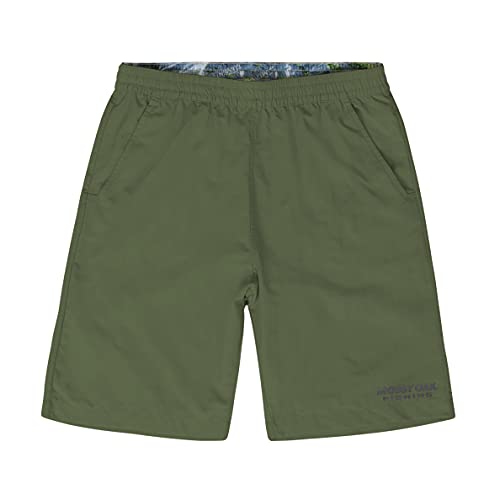 Short de bain Mossy Oak homme olive séchage rapide pour la plage