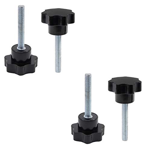 16 Viti A Manopola Stellare M5x40mm - Acciaio Inox 304, Plastica, Per Serraggio Manuale - Foto 8