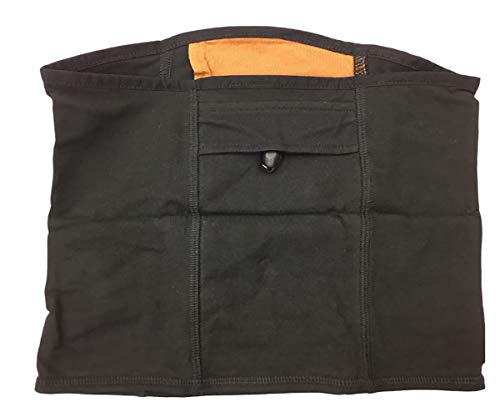 Braga de cuello cortavientos negra accesorio térmico unisex para el frío 2