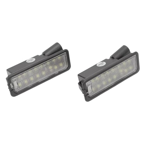 Iluminación matrícula compatible con VW Polo Passat Golf kit luces matrícula 2