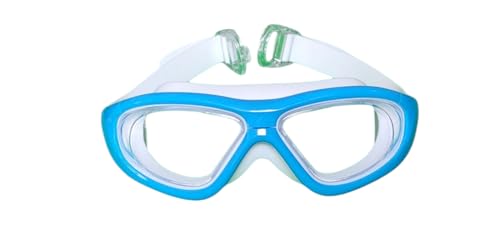 Image of Protoner Kids Swimming Goggles with Wide Lens, Adjustable Straps, (White Sky)