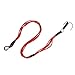 Keenso RC Crawler Durable Winch Strap with Stainless Steel Hooks for 1/10 1/8 RC Car, Reliable Towing Rope for Rescue Operations (Red)