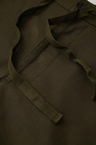 Image of SNITCH Men Casual Trousers| Baggy Fit Mid Rise Solid Plain Front Style | Breathable Cotton Blend & Lightweight Linen Fabric for Summer & Everyday Outings