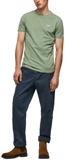 Pepe Jeans Herren Original Basic 3 N T-Shirt, Grün (Casting), S 2