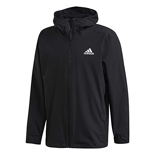 adidas Herren Jacke BSC 3S RAIN.RDY, Negro, L, FI0574