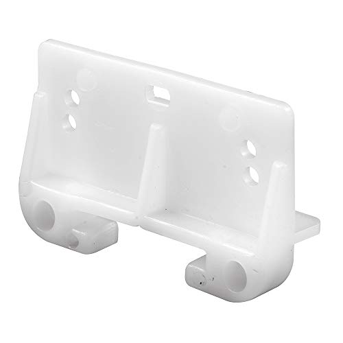 Prime-Line 22794 Drawer Track Guide and Glides, White (Single Pack)