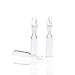 ALWSCI Polyspring Insert Clear Glass, 6 mm Insert Diameter, Volume 250µl, Pack of 100