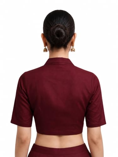 Image of Thevasa Women's Divine Collar Blouse