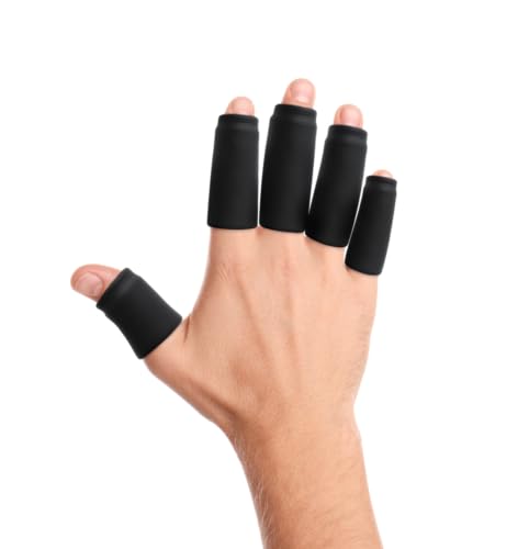 Strive Finger Sleeve Ice Pack Wrap Hot & Cold Therapy 5-Pack Black