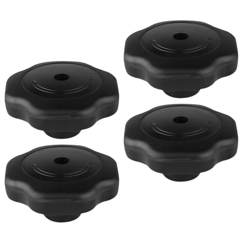 Juego 4 perillas negras para tapa de olla a presión miniatura 1
