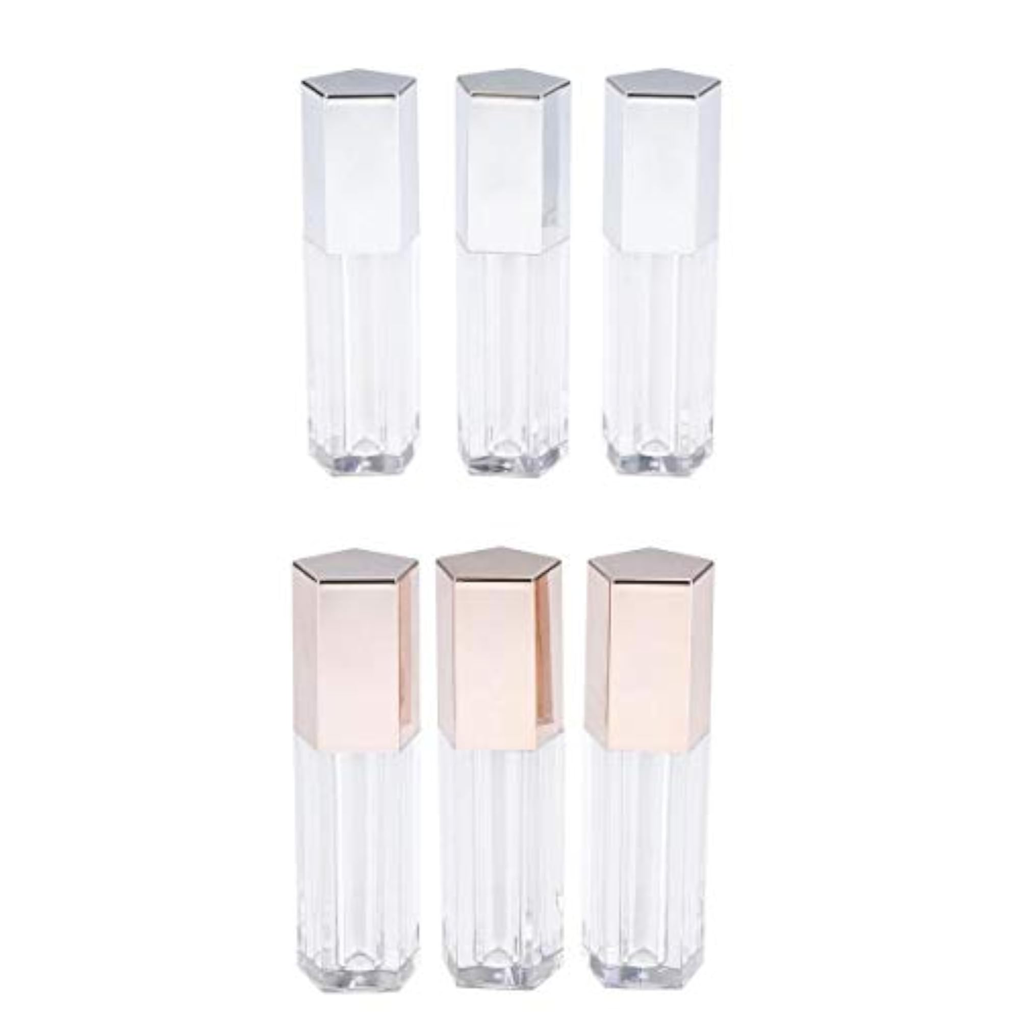 6x 5ml Empty Lip Gloss Tube Containers