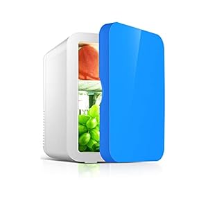 Mancarsergui 8L Auto koelkast? Multifunctionele kleine koelkast, Mini Koelkast Koeler, Draagbare Koelkast, Warming en Koeling Functie, Zeer geschikt voor kantoor, slaapkamer (blauw)