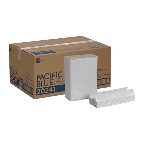 Pacific Blue Select C-Fold Paper Towels by GP PRO (Georgia-Pacific), White, 20241, 200 Towels Per Pack, 12 Packs Per Case (2400 Total), 10.10'' x 13.20