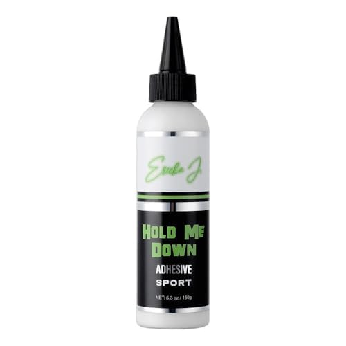 Ericka J. Hold Me Down Adhesive Sport - Waterproof Lace Wig Glue for Strong Hold, Quick Drying, Sweat & Water Resistant  Sensitive Skin Friendly-150g / 5.3 Oz