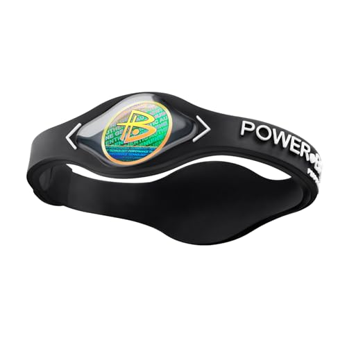 Power Balance The Original Genuine Performance Wristband, Silicone Rubber Wristbands Bracelets Sports Bracelet Wristband for Men Women, Power Bangles, Safe Waterproof Lightweight Durable, Size M