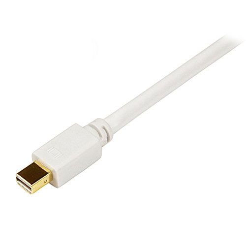 StarTech.com 3 ft Mini DisplayPort to DVI Adapter Cable - Mini DP to DVI Video Converter - MDP to DVI Cable for Mac / PC 1920x1200 - White (MDP2DVIMM3W) - Thumbnail 5