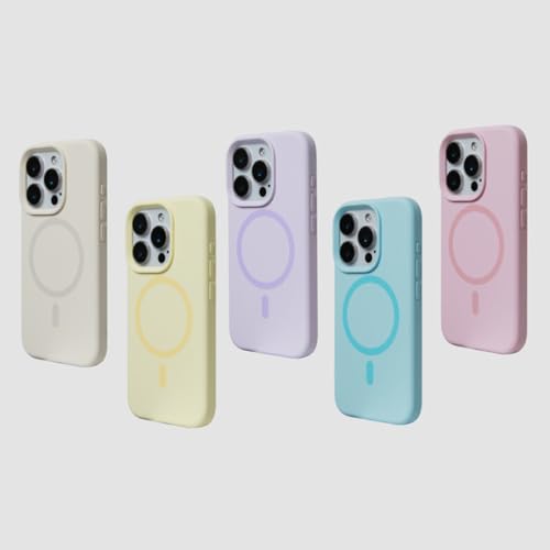 Coque silicone liquide pour iPhone 14 protection magnétique chic