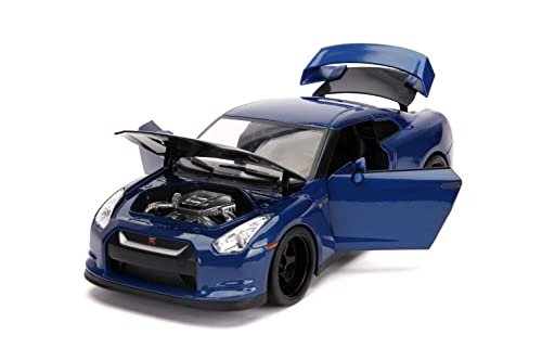Jada Fast & Furious Nissan GT-R R35 y figura Brian 1:18 miniatura 7