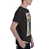 Jjujmfwlz Men's Music Cotton T-Shirts Cool Graphic Shirt for Men Outdoor Crew Neck Short Sleeve Top Black 3XL #1