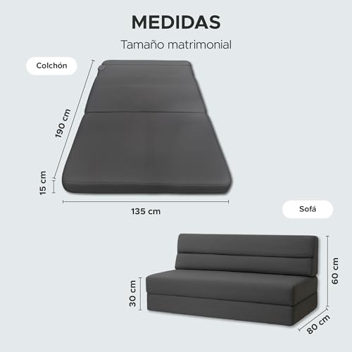 La Mejor Recopilación de Sofa Cama Oferta del mes. 14 Sofa Cama Oferta marca skycare (2)