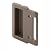 CRL Sliding Screen Door Inside Pull with 2-1/8" Screw Holes for Andersen Doors, Stone Color