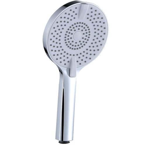 Duschkopf mit Schlauch, Hochdruck Handbrause mit 4 Strahlarten, Antikalk Brausekopf, Duschkopf Wassersparend