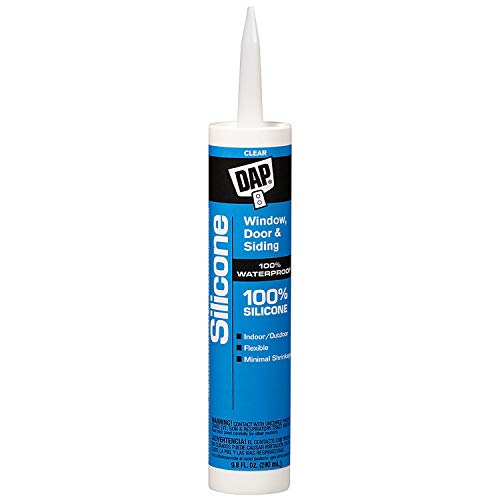 Dap 08641 Dap 9.8 oz Clear Window, Door & Siding Silicone Rubber Seal